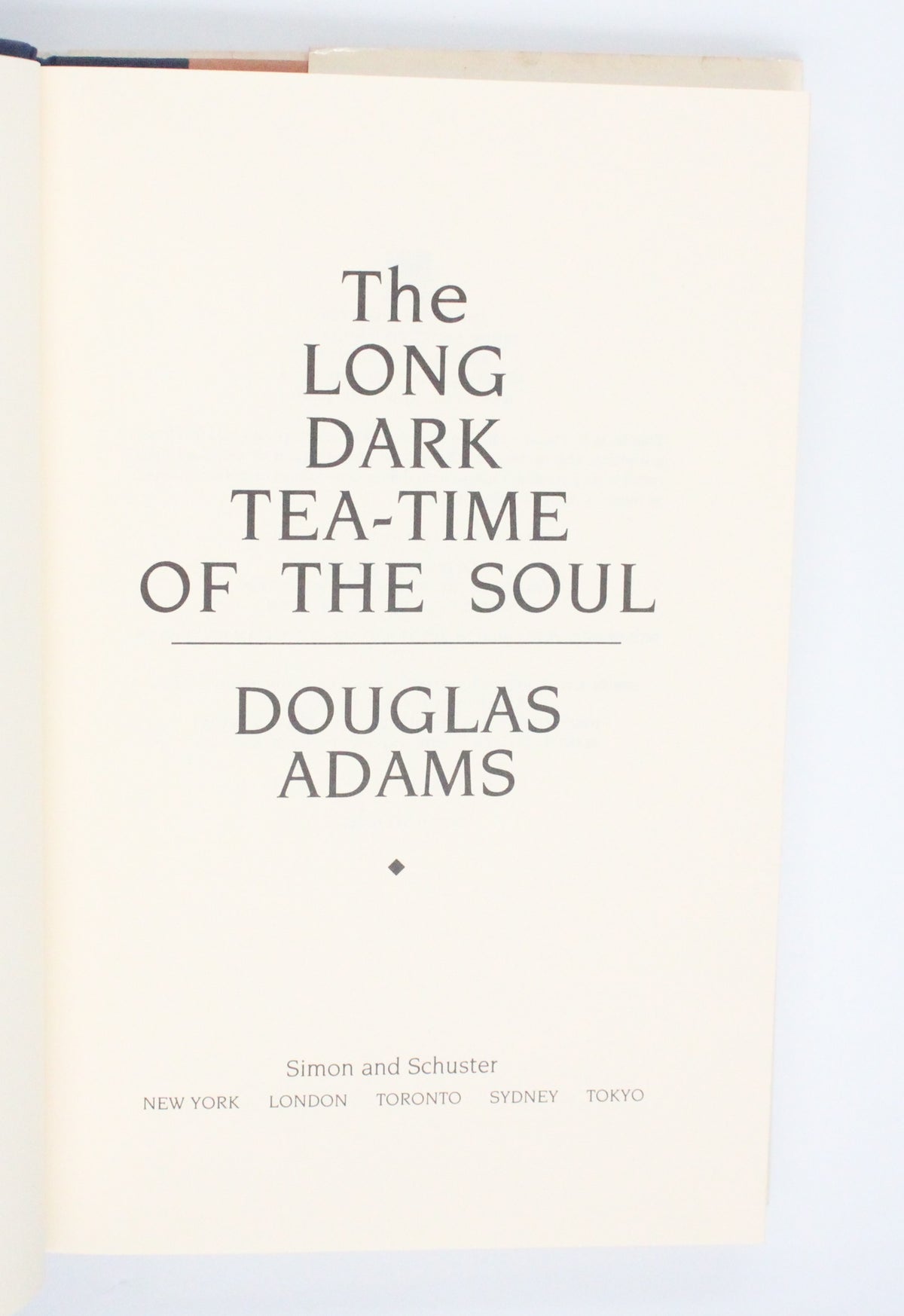1988 The Long Dark Tea-Time of the Soul by Douglas Adams