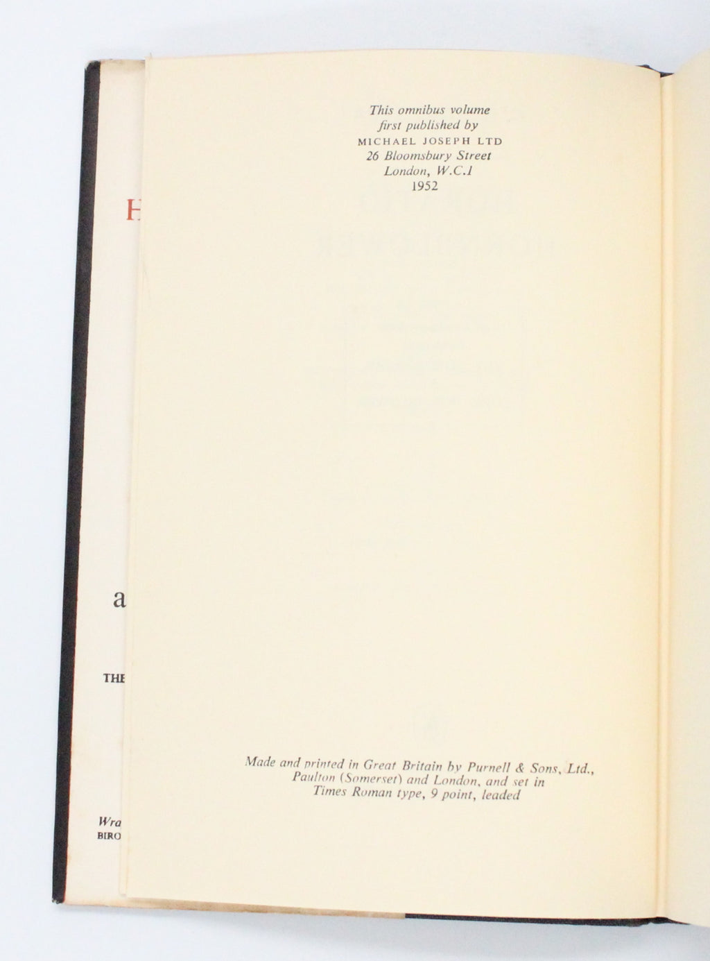 1952 Horatio Hornblower by C. S. Forester