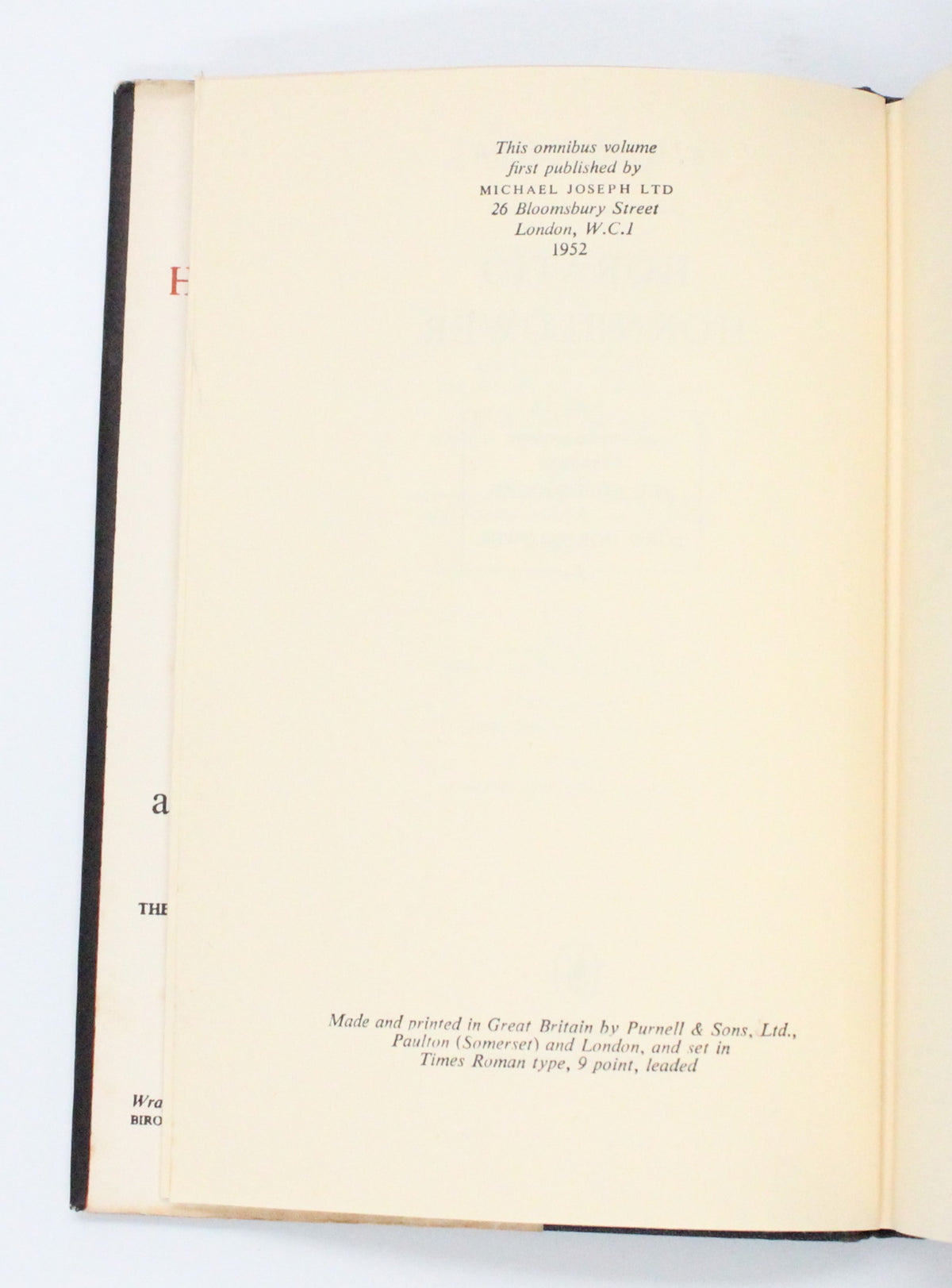 1952 Horatio Hornblower by C. S. Forester