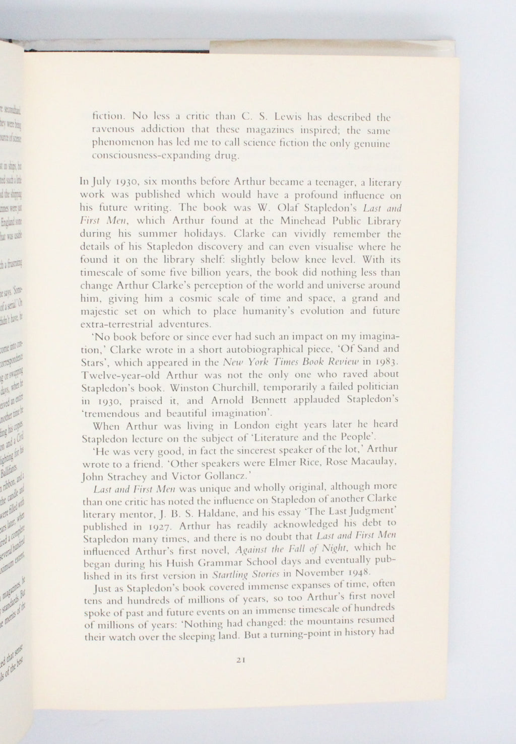 1992 Odyssey The Authorised Biography of Arthur C. Clarke by Neil McAleer