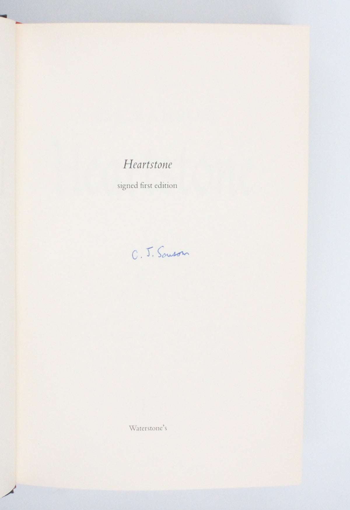 2010 Heartstone by C. J. Sansom