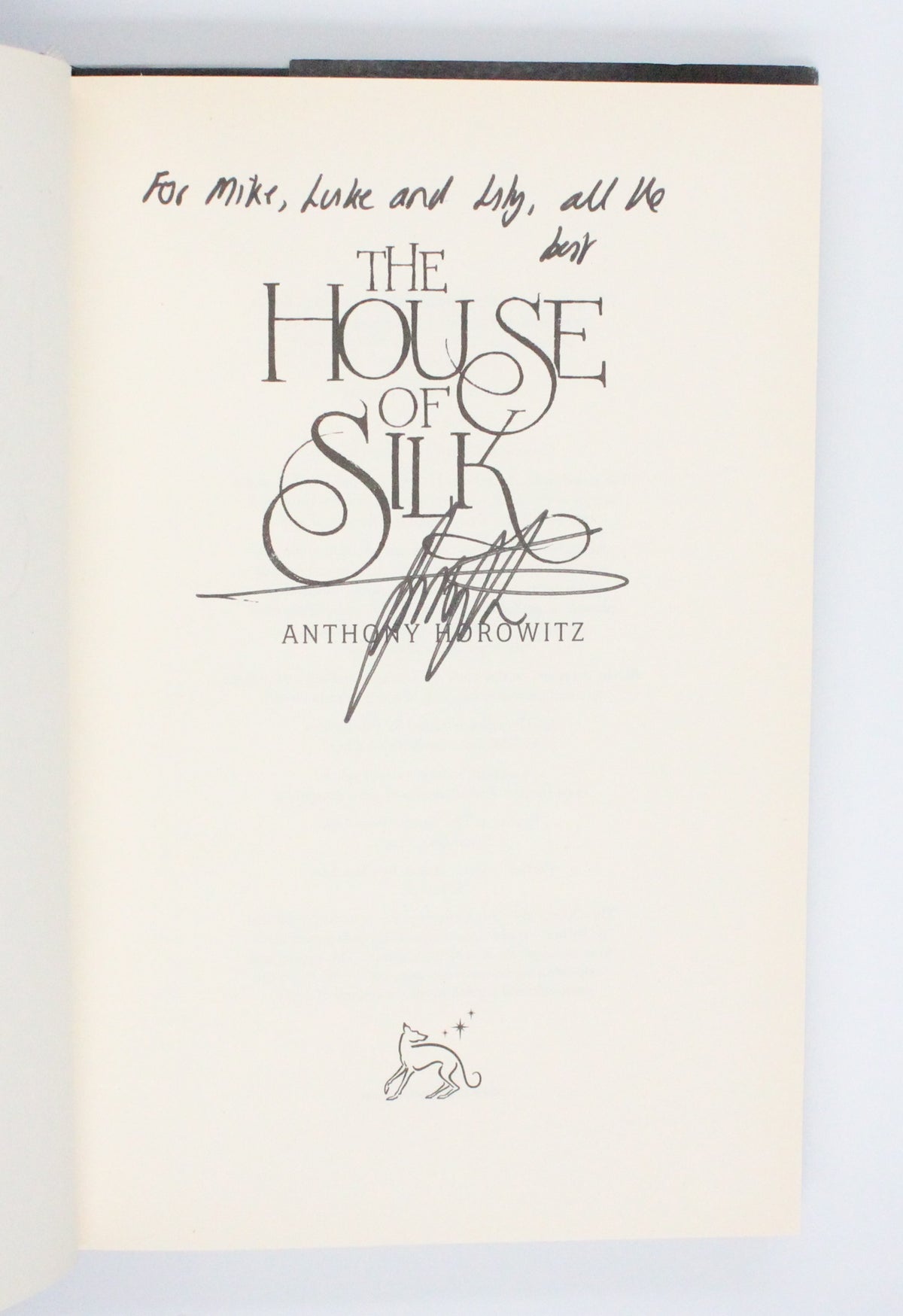 2011 The House of Silk by Anthony Horowitz