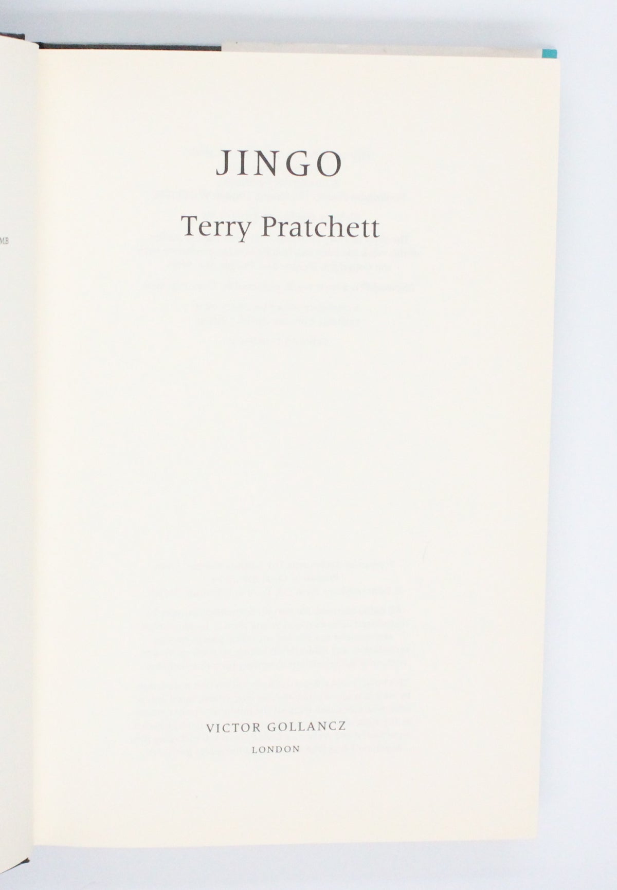 1997 Jingo by Terry Pratchett