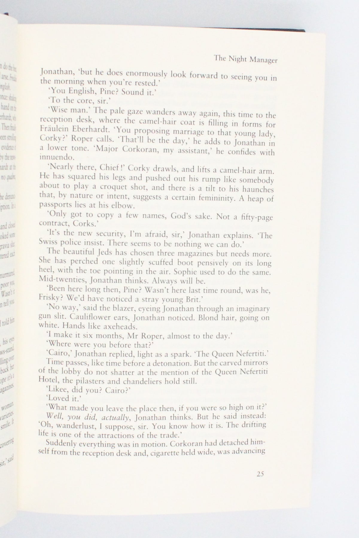 1993 The Night Manager by John Le Carre