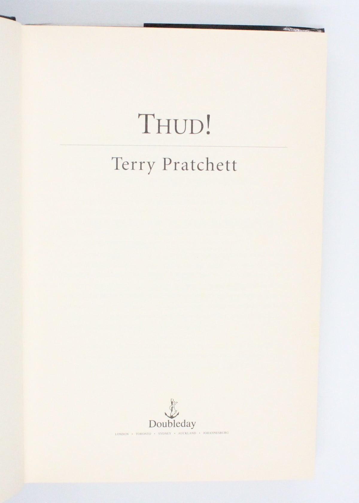 2005 Thud! by Terry Pratchett