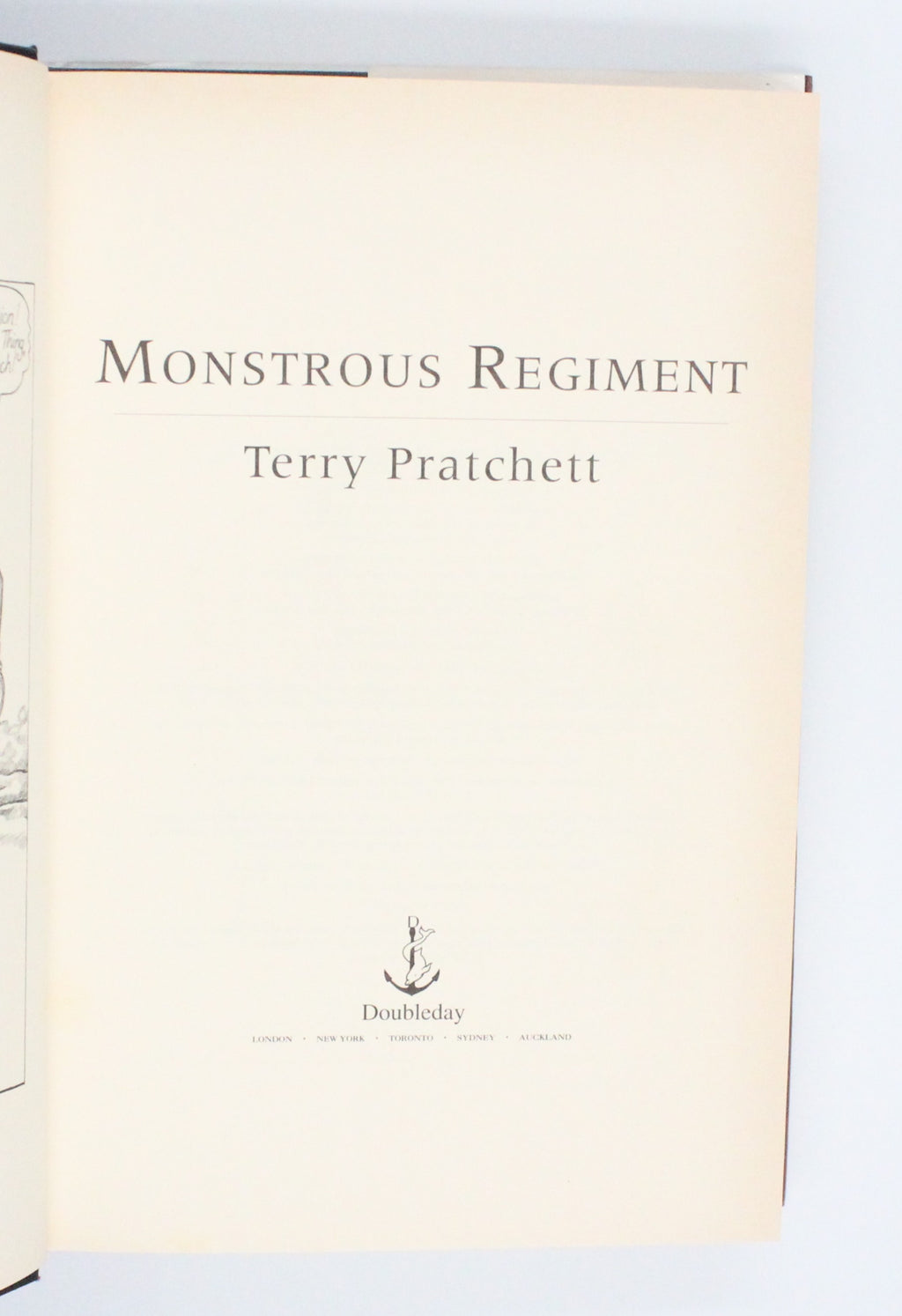 2003 Monstrous Regiment by Terry Pratchett
