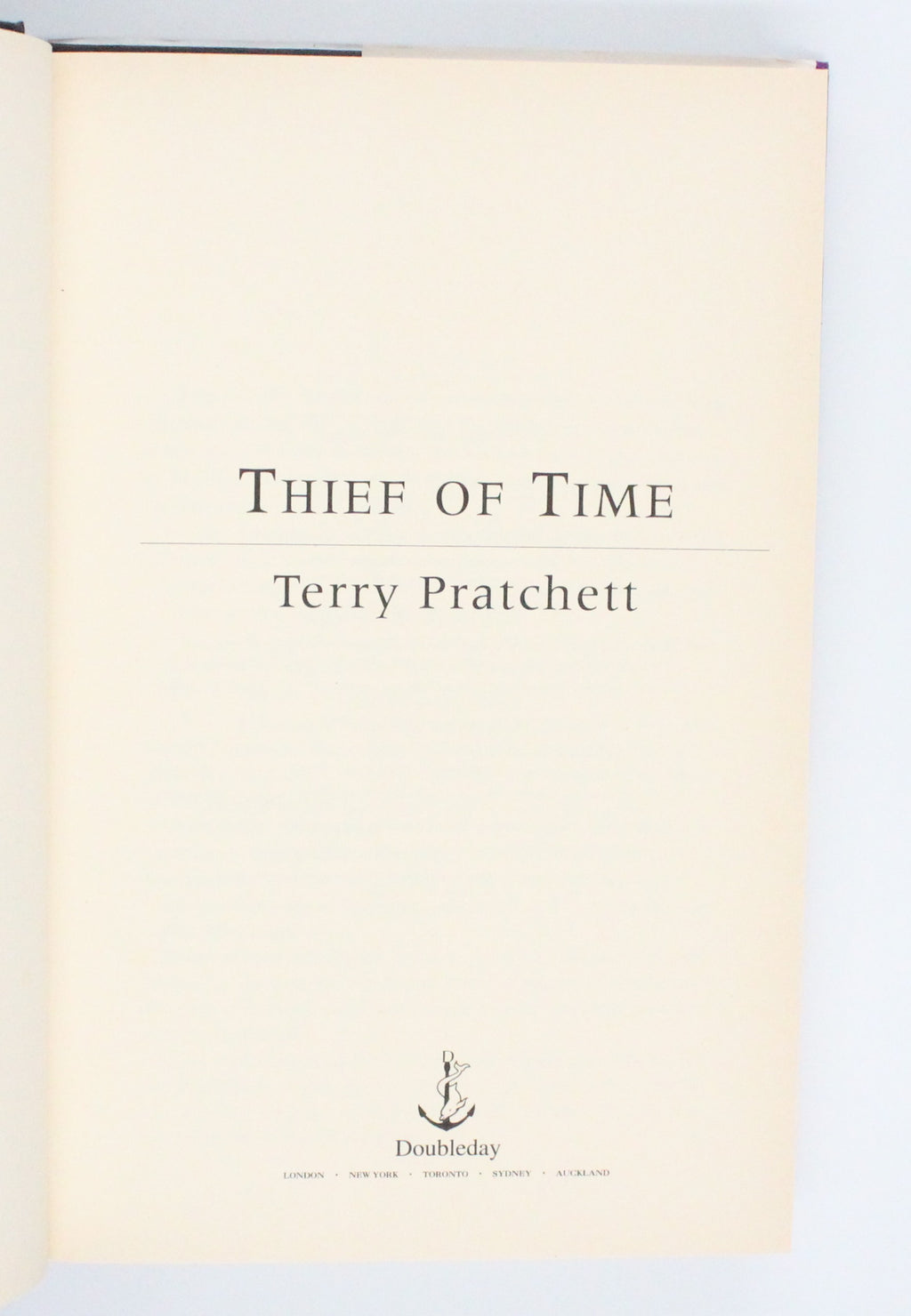 2001 Thief of Time by Terry Pratchett