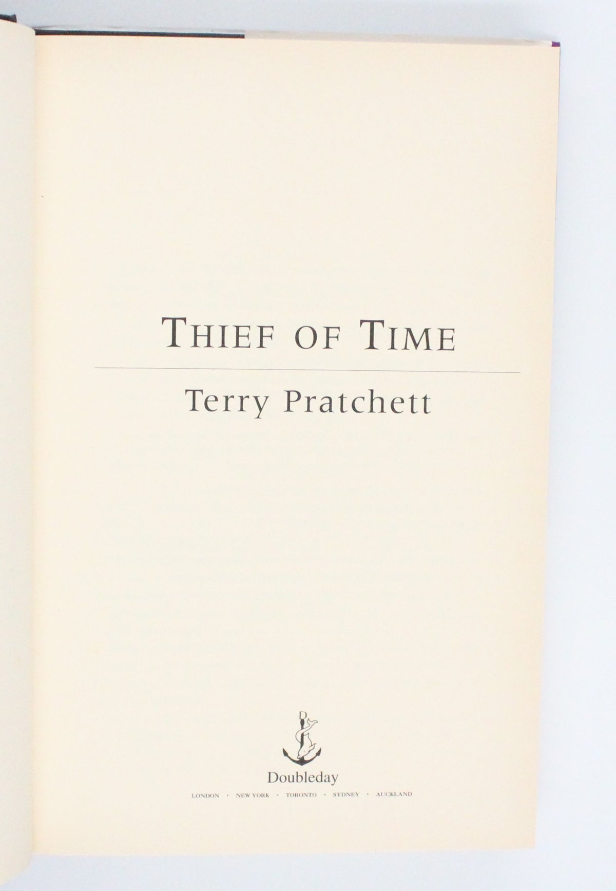 2001 Thief of Time by Terry Pratchett
