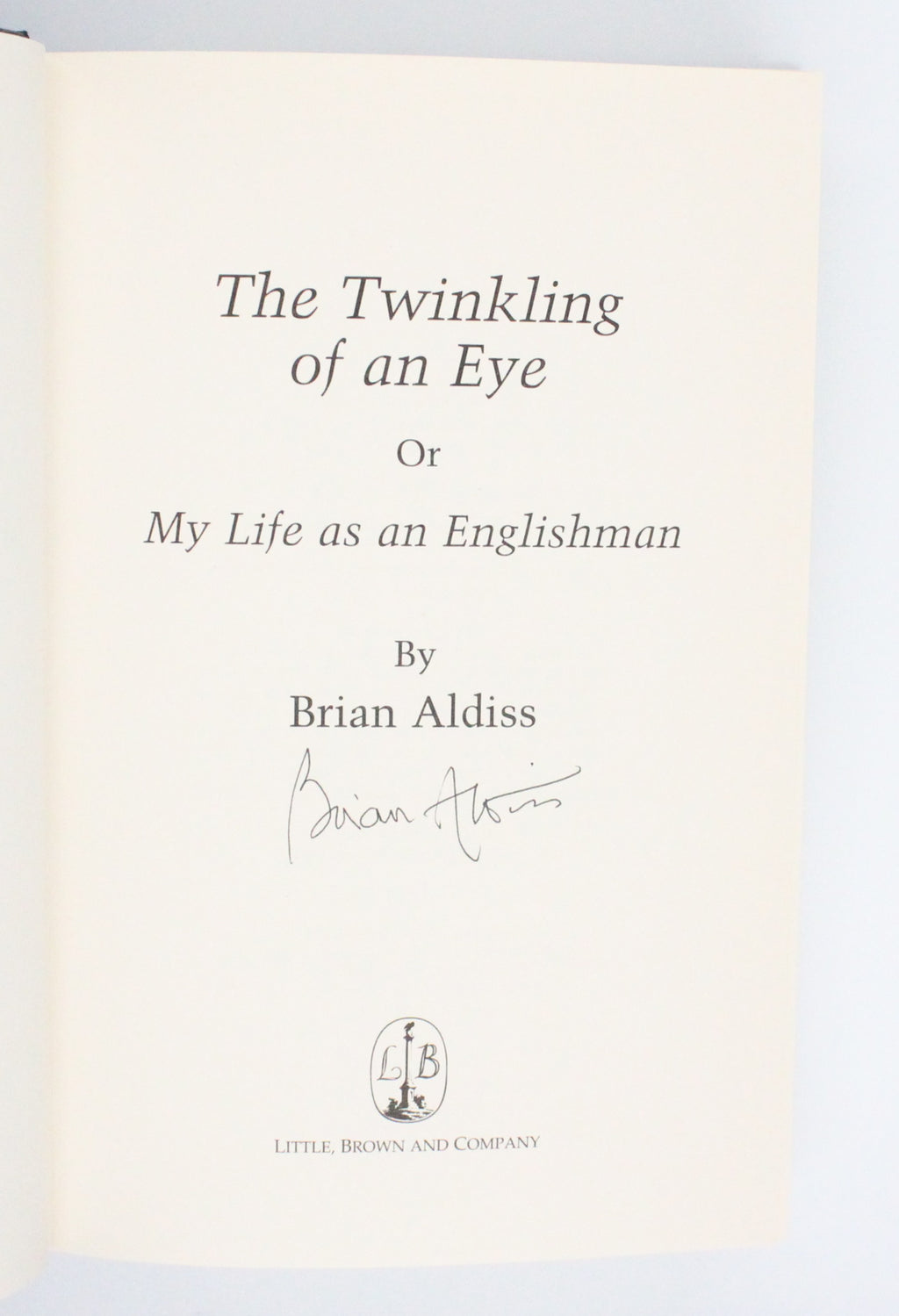 1998 The Twinkling of an Eye by Brian Aldiss