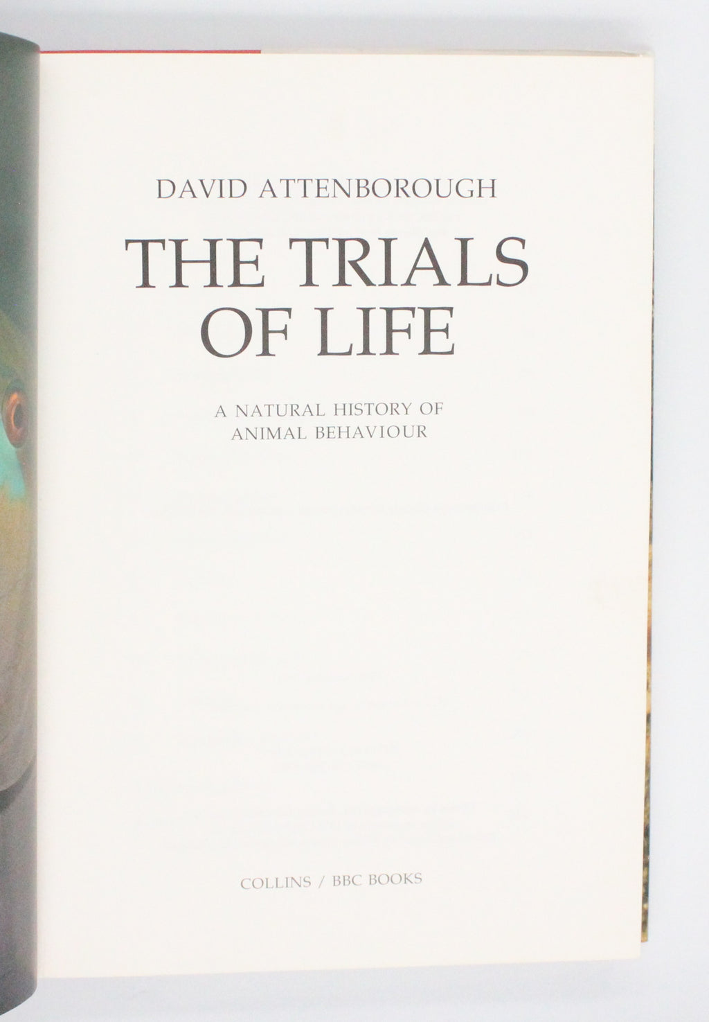 1990 The Trials of Life by David Attenborough