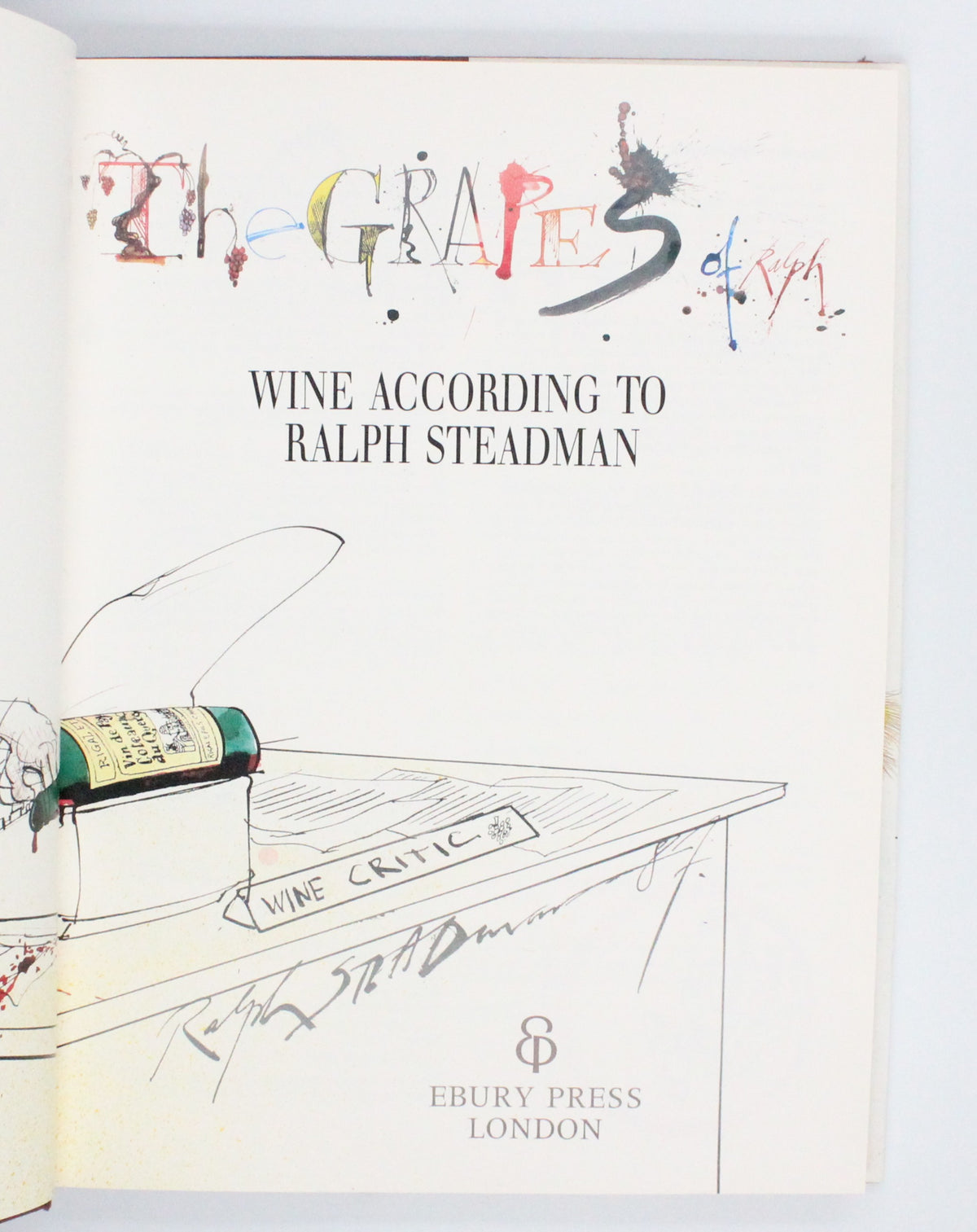 1992 The Grapes of Ralph by Ralph Steadman