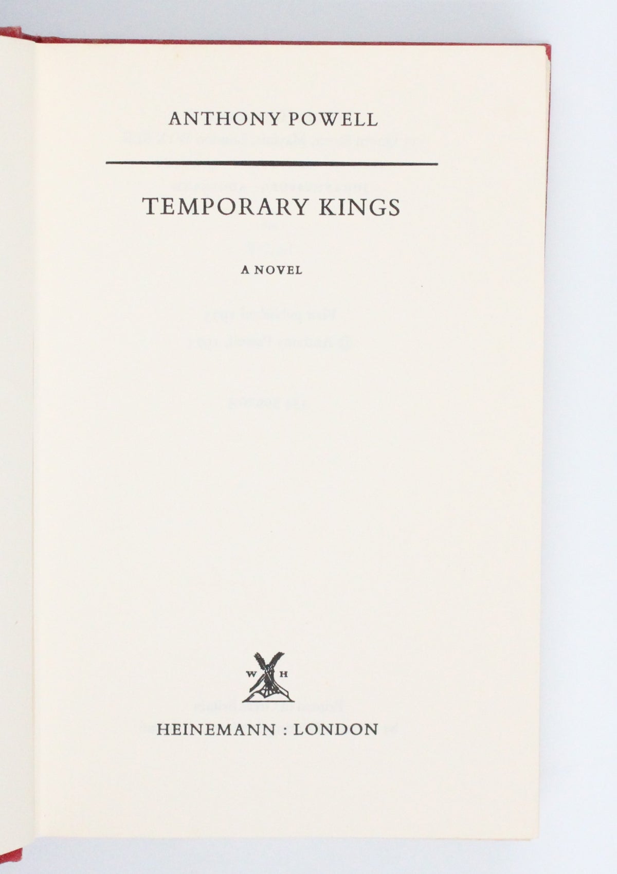1973 Temporary Kings by Anthony Powell