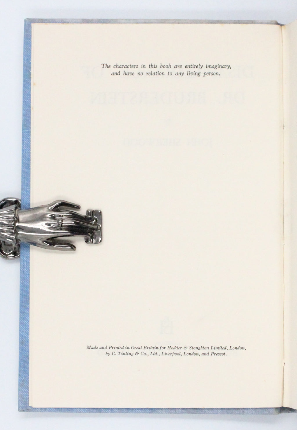 1949 Disappearance of Dr Bruderstein by John Sherwood
