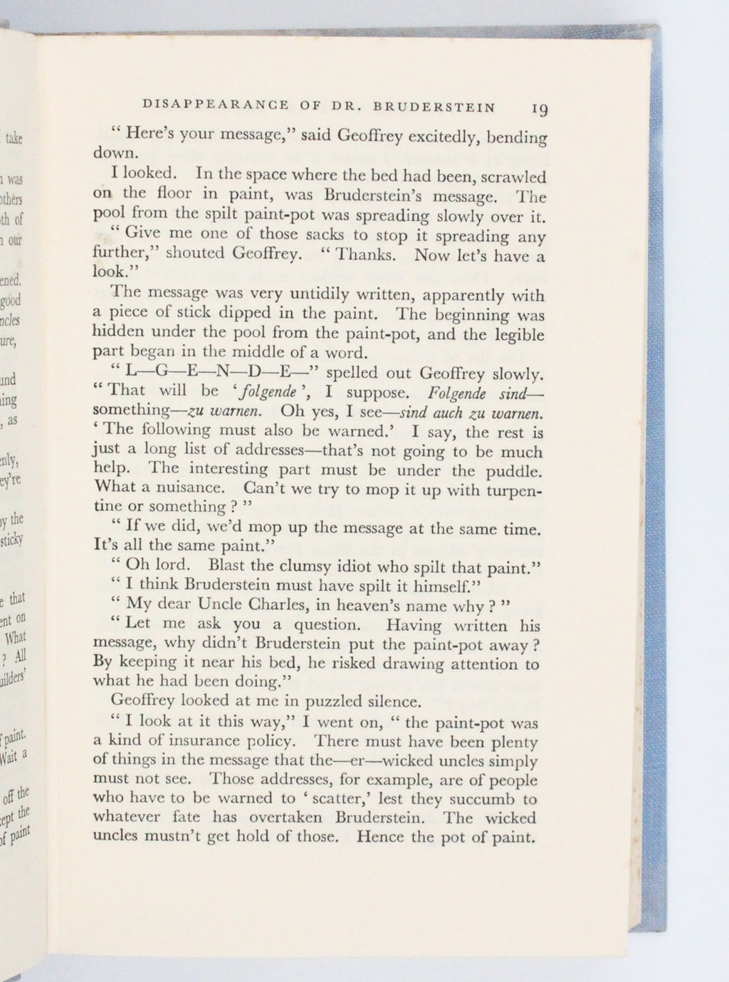 1949 Disappearance of Dr Bruderstein by John Sherwood