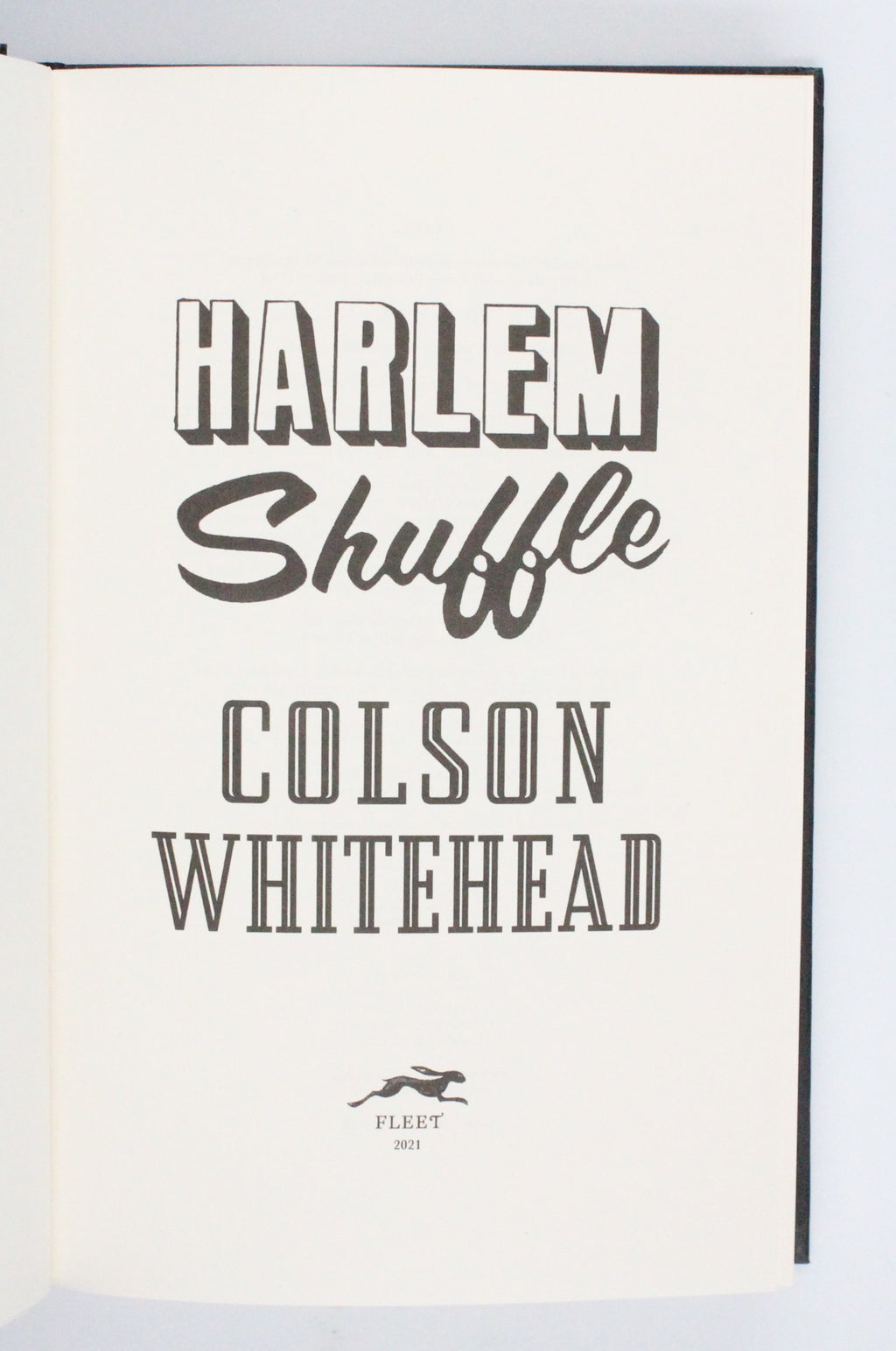2021 Harlem Shuffle by Colson Whitehead