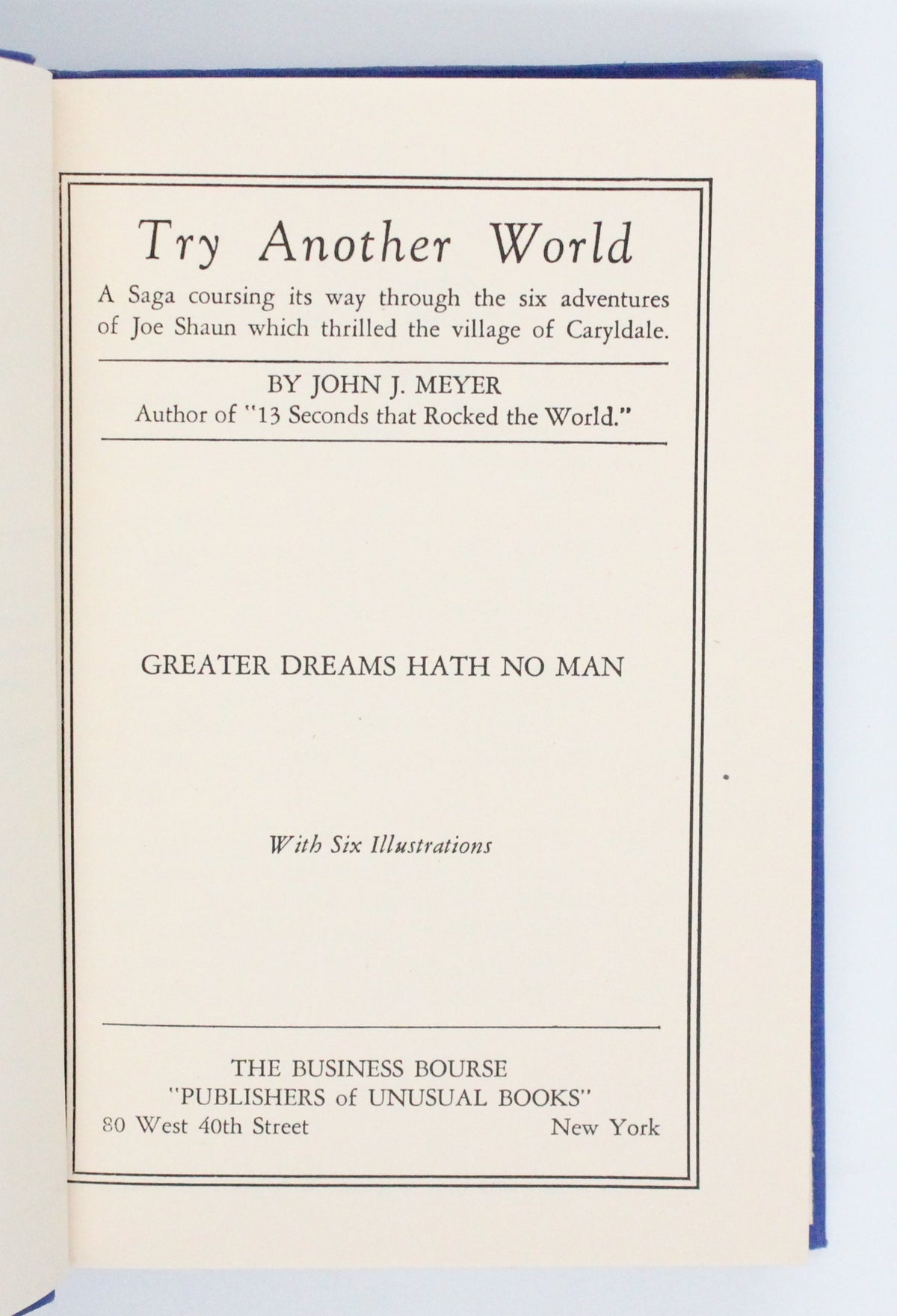 1942 Try Another World by John J. Meyer