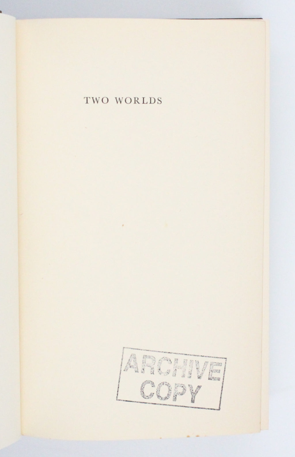 1936 Two Worlds by Lester Cohen
