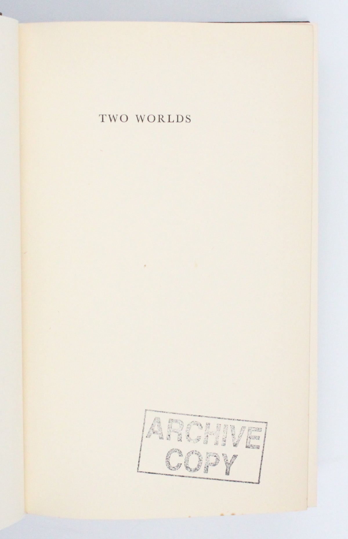 1936 Two Worlds by Lester Cohen