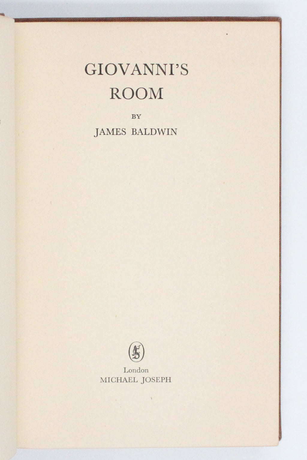 1957 Giovanni’s Room by James Baldwin