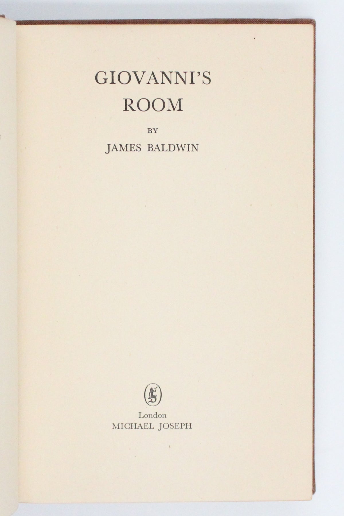 1957 Giovanni’s Room by James Baldwin
