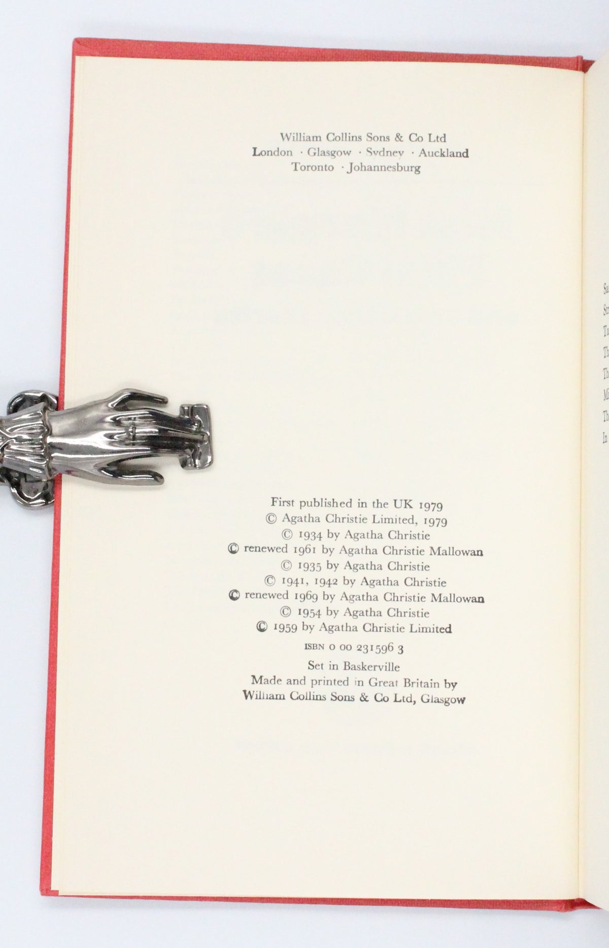1979 Miss Marple's 6 Final Cases by Agatha Christie