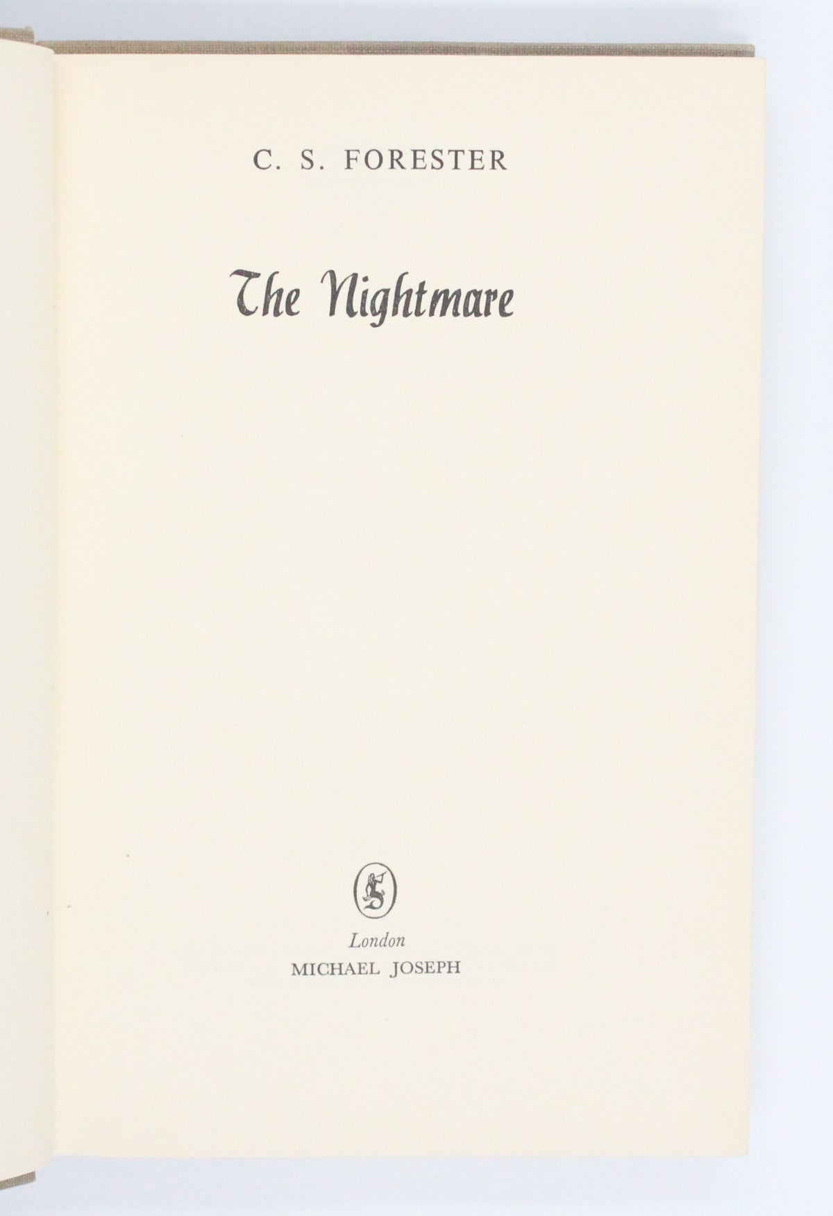 1954 The Nightmare by C. S. Forester