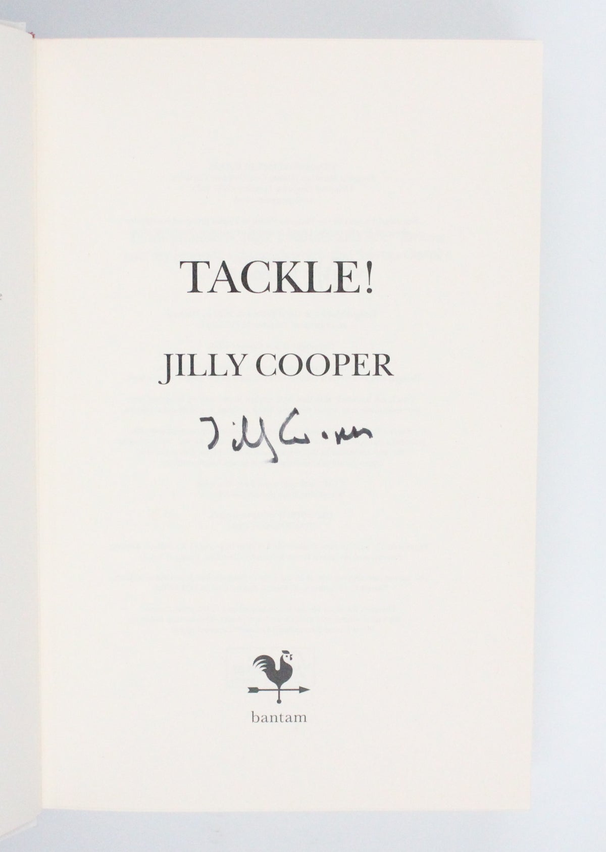 2023 Tackle! by Jilly Cooper