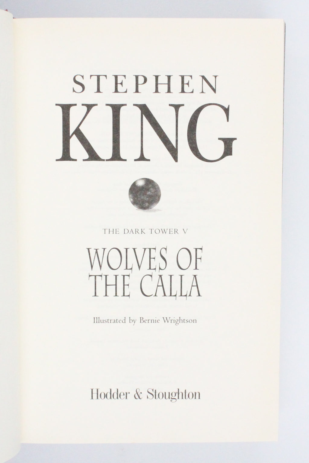 2003 The Dark Tower V: Wolves of The Calla by Stephen King