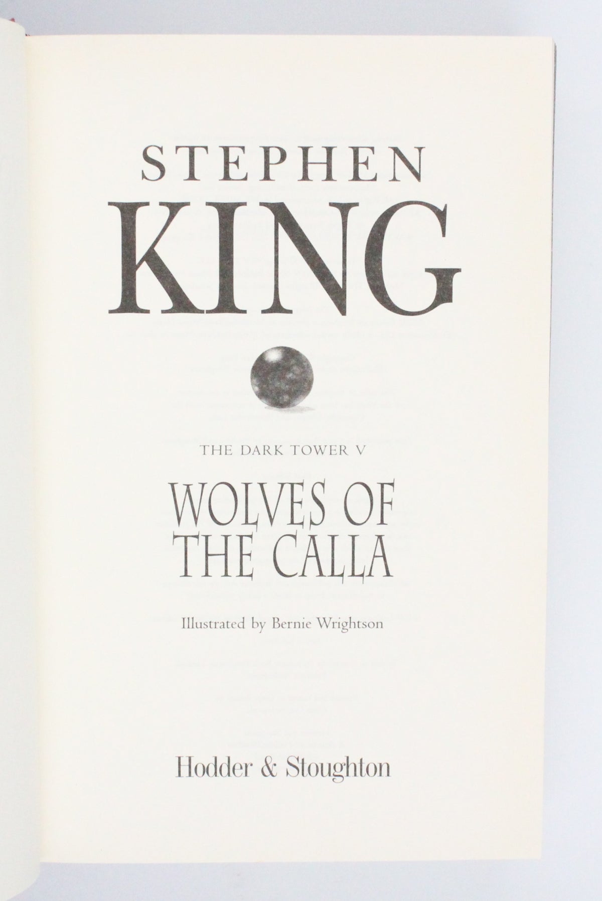 2003 The Dark Tower V: Wolves of The Calla by Stephen King