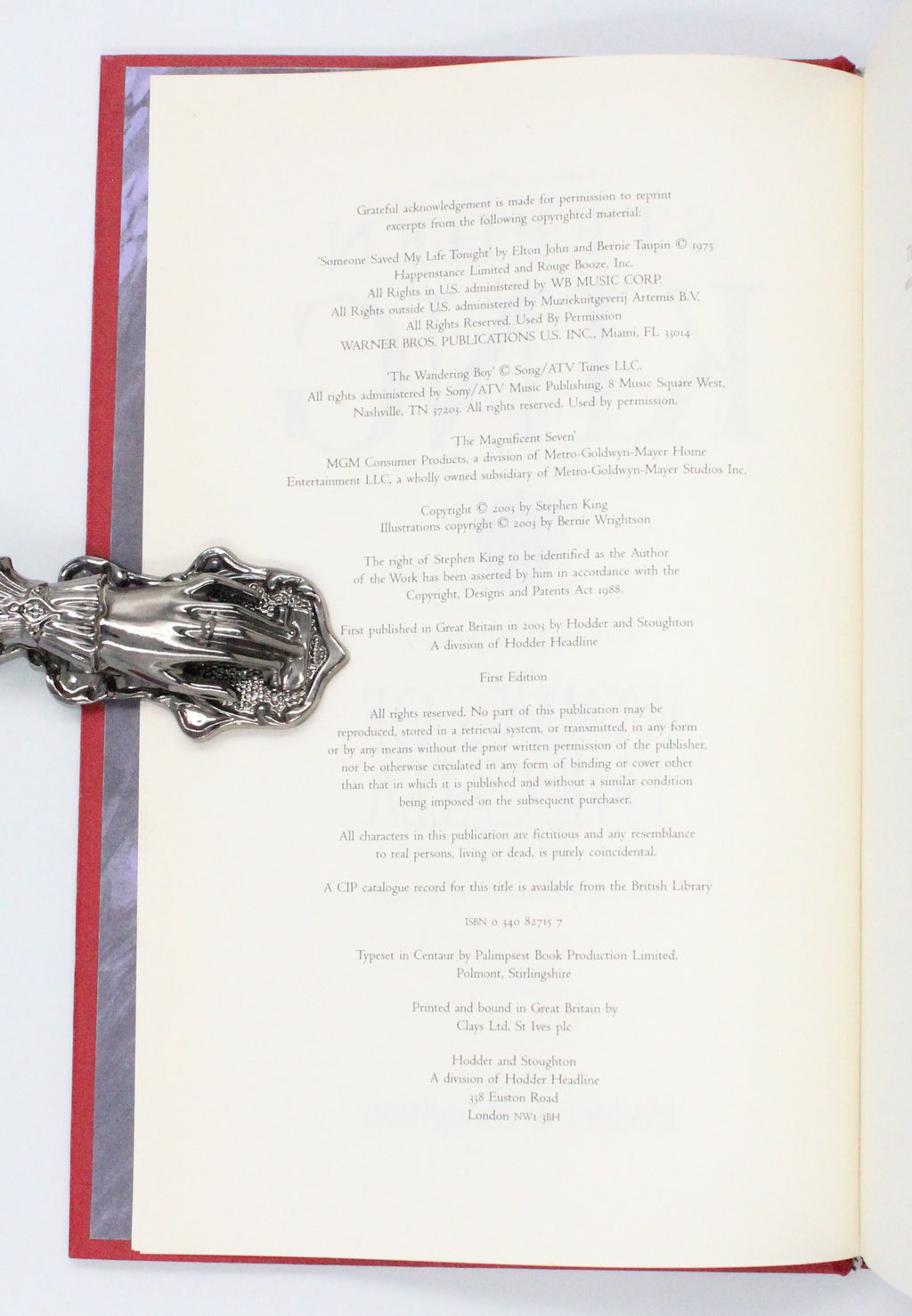 2003 The Dark Tower V: Wolves of The Calla by Stephen King