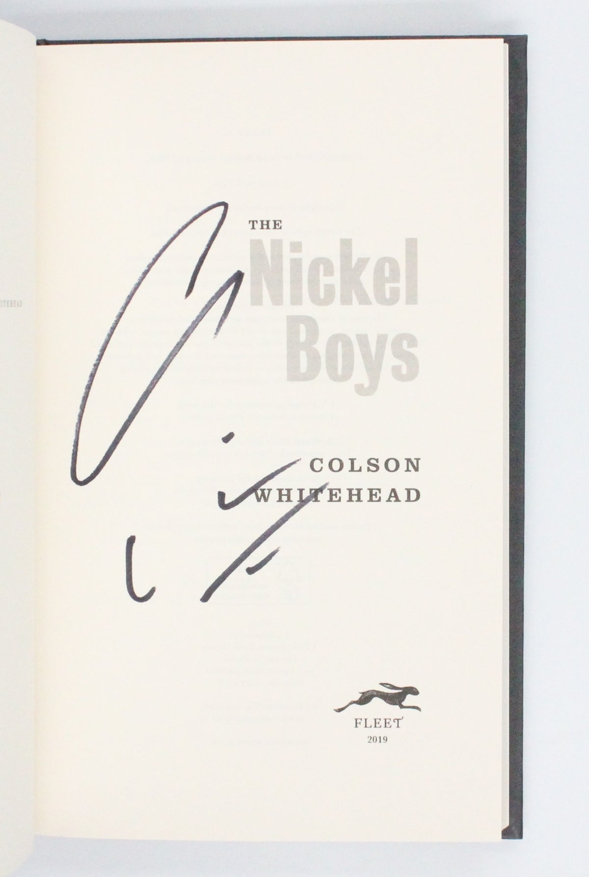 2019 The Nickel Boys by Colson Whitehead