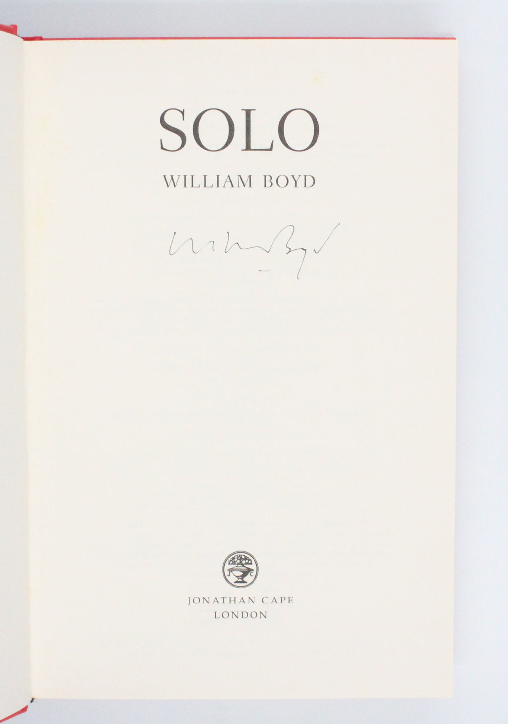2013 Solo by William Boyd