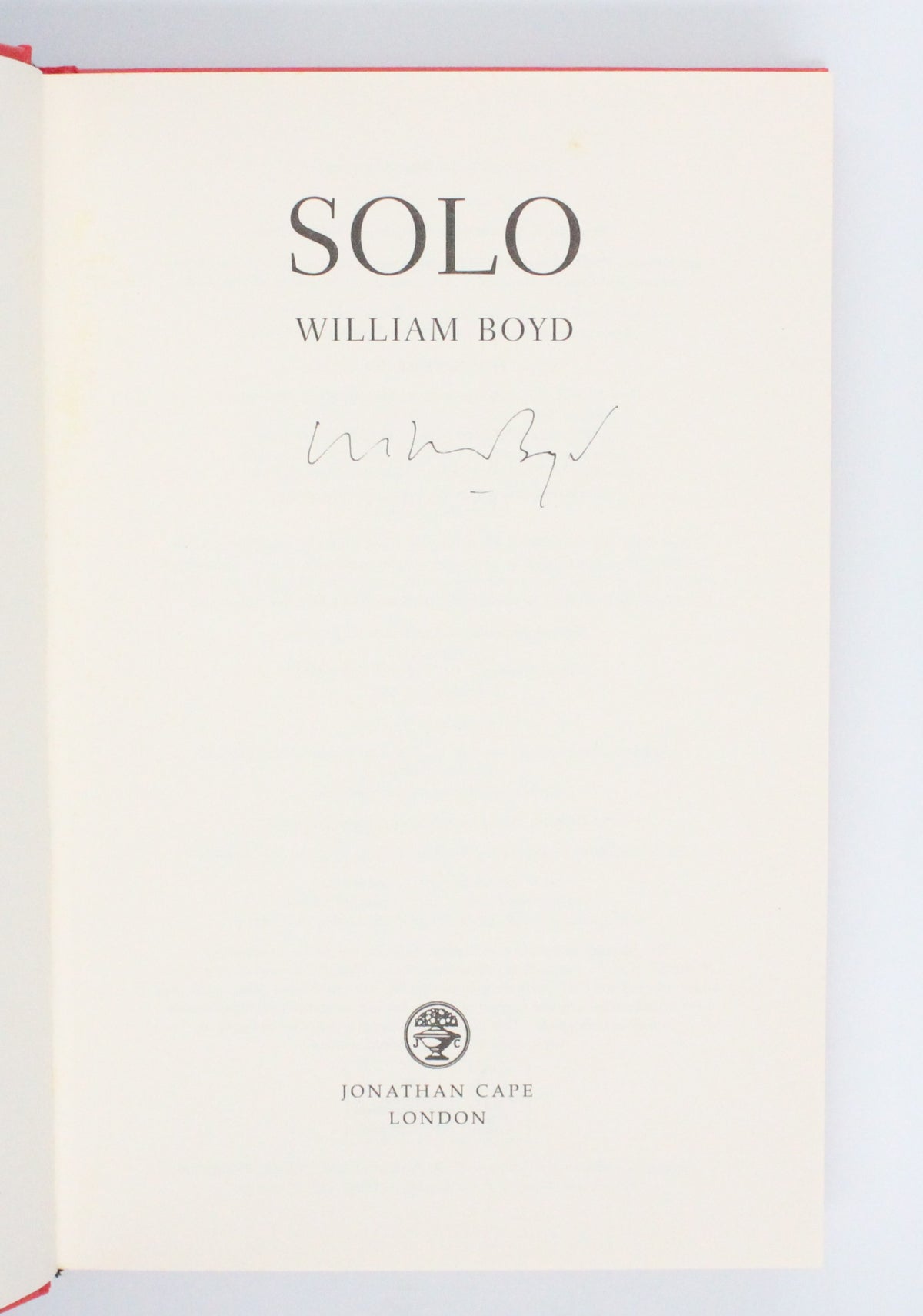 2013 Solo by William Boyd