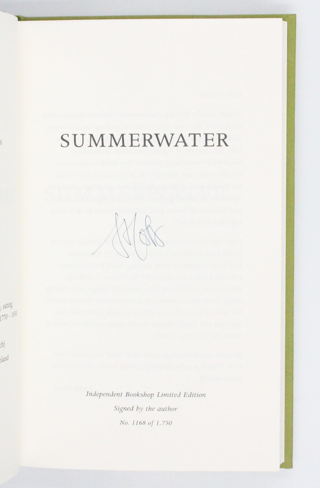 2020 Summerwater by Sarah Moss