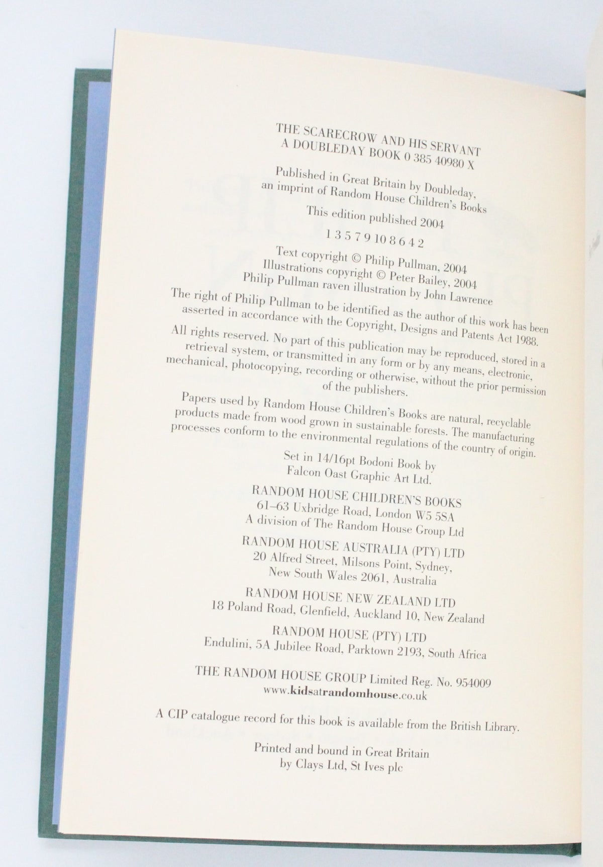2004 The Scarecrow and His Servant by Philip Pullman