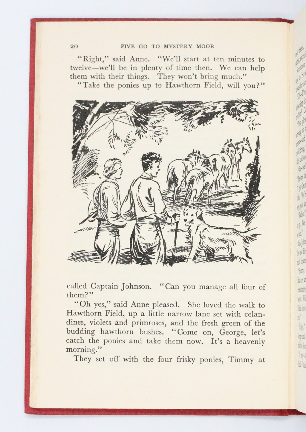 1954 Five Go To Mystery Moor by Enid Blyton