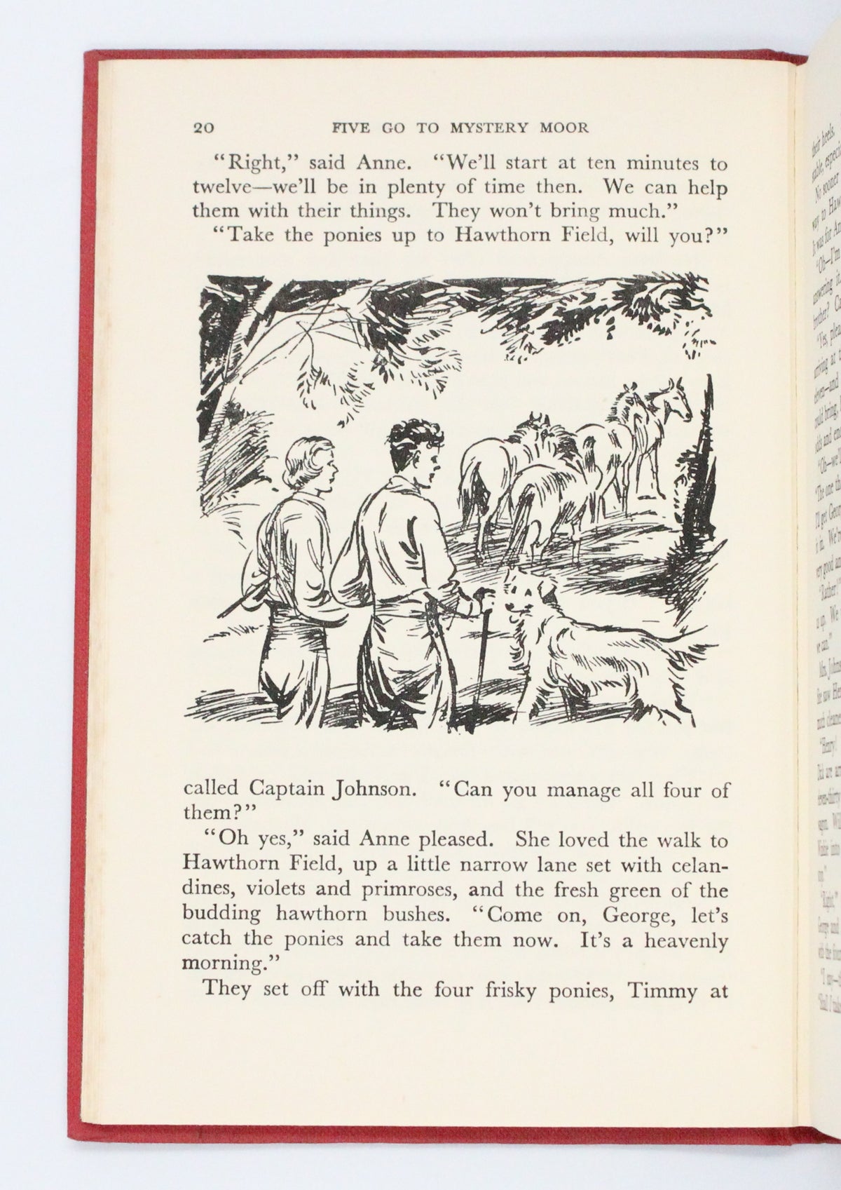 1954 Five Go To Mystery Moor by Enid Blyton