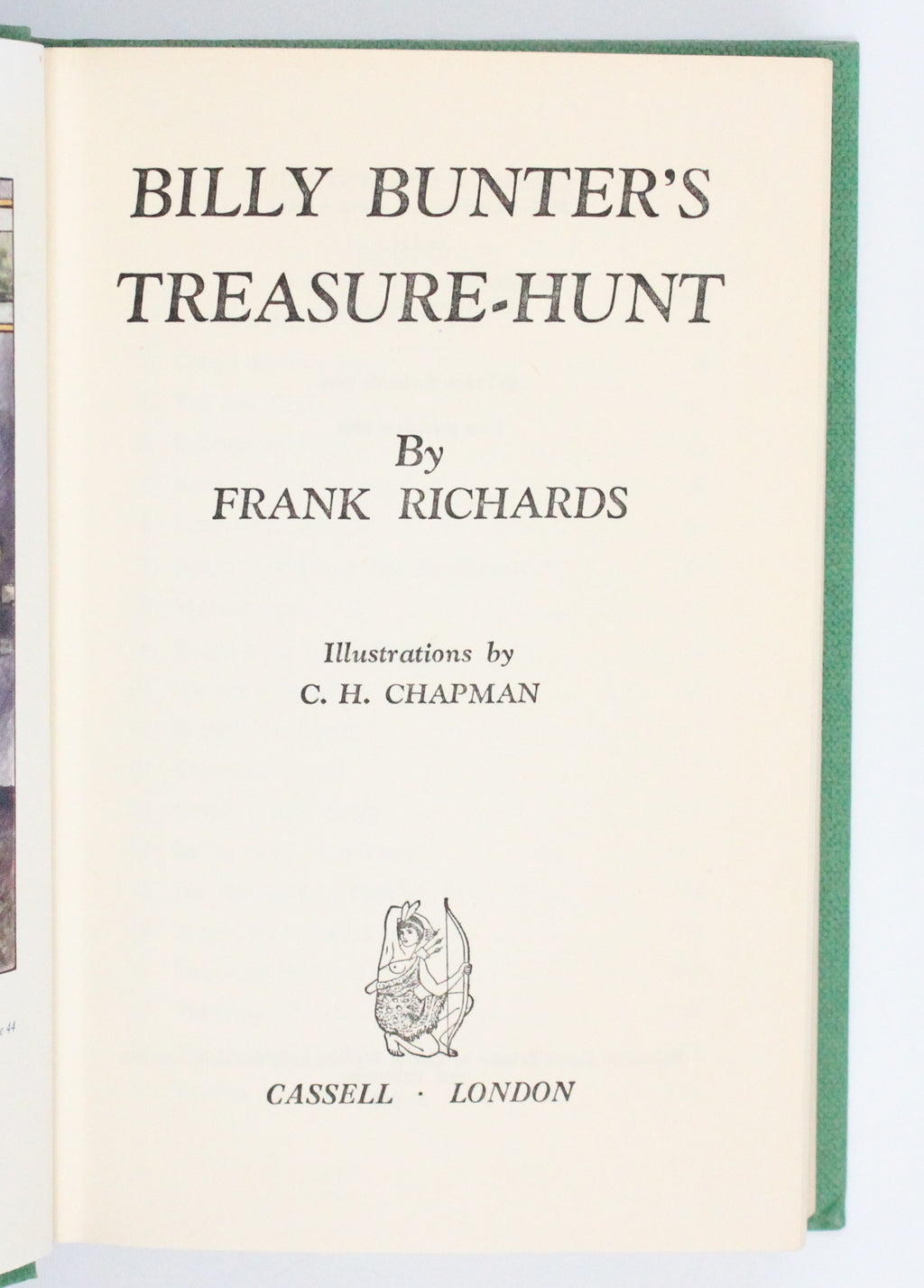 1961 Billy Bunter’s Treasure Hunt by Frank Richards