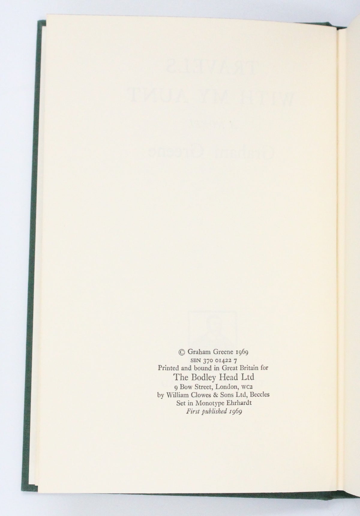1969 Travels With My Aunt by Graham Greene