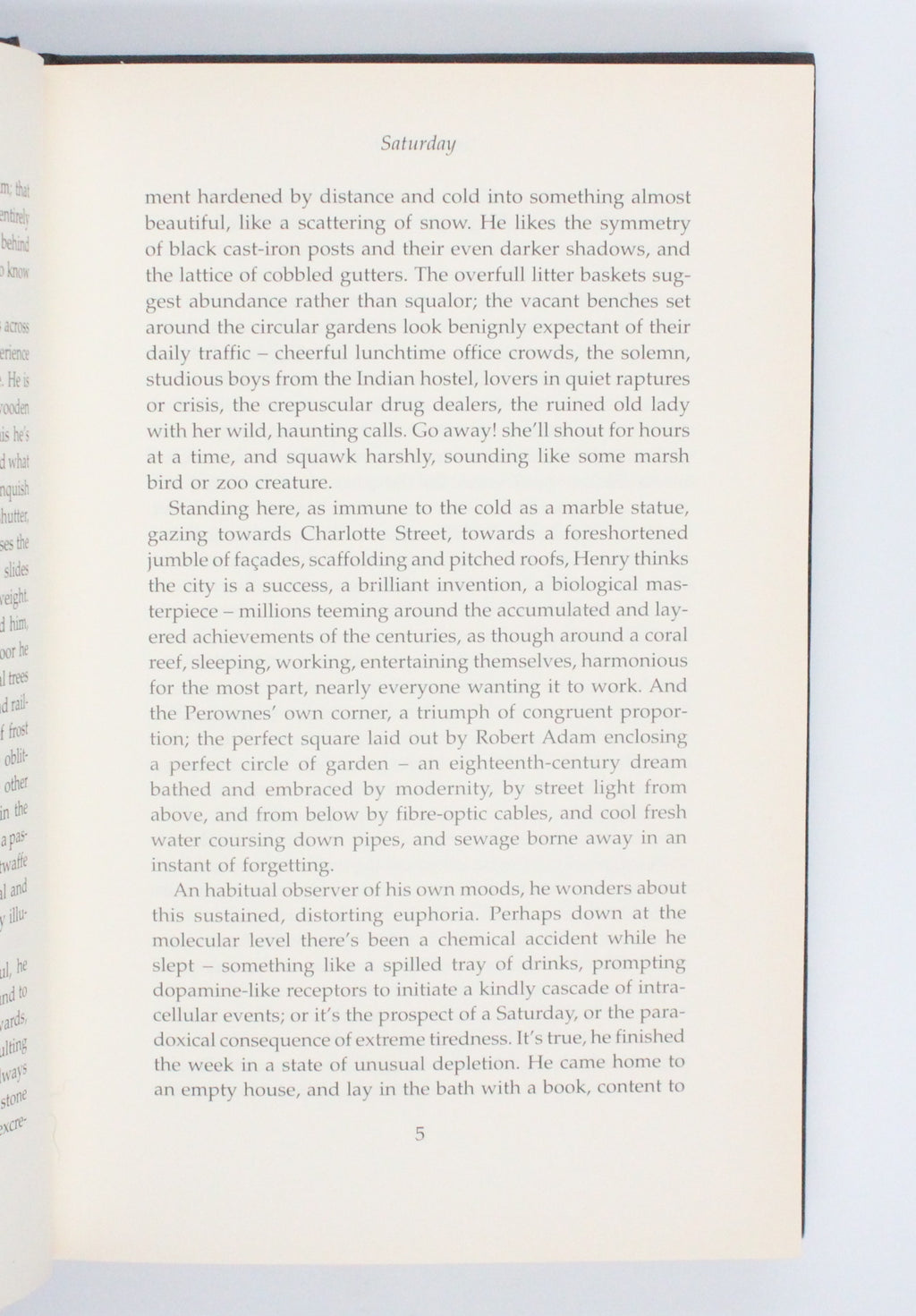 2005 Saturday by Ian McEwan