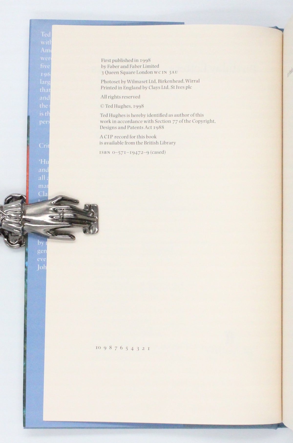 1998 Birthday Letters by Ted Hughes