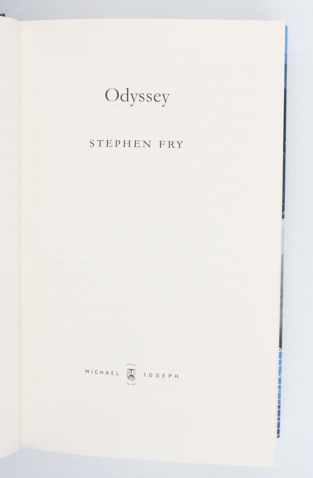 2024 Odyssey by Stephen Fry
