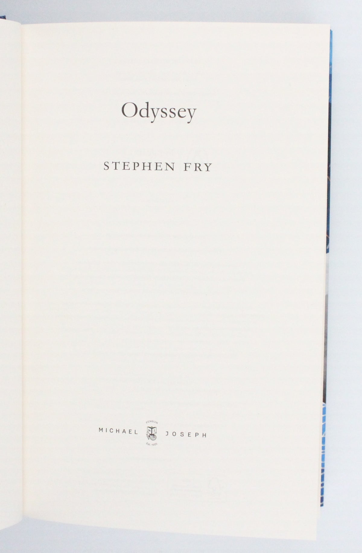 2024 Odyssey by Stephen Fry