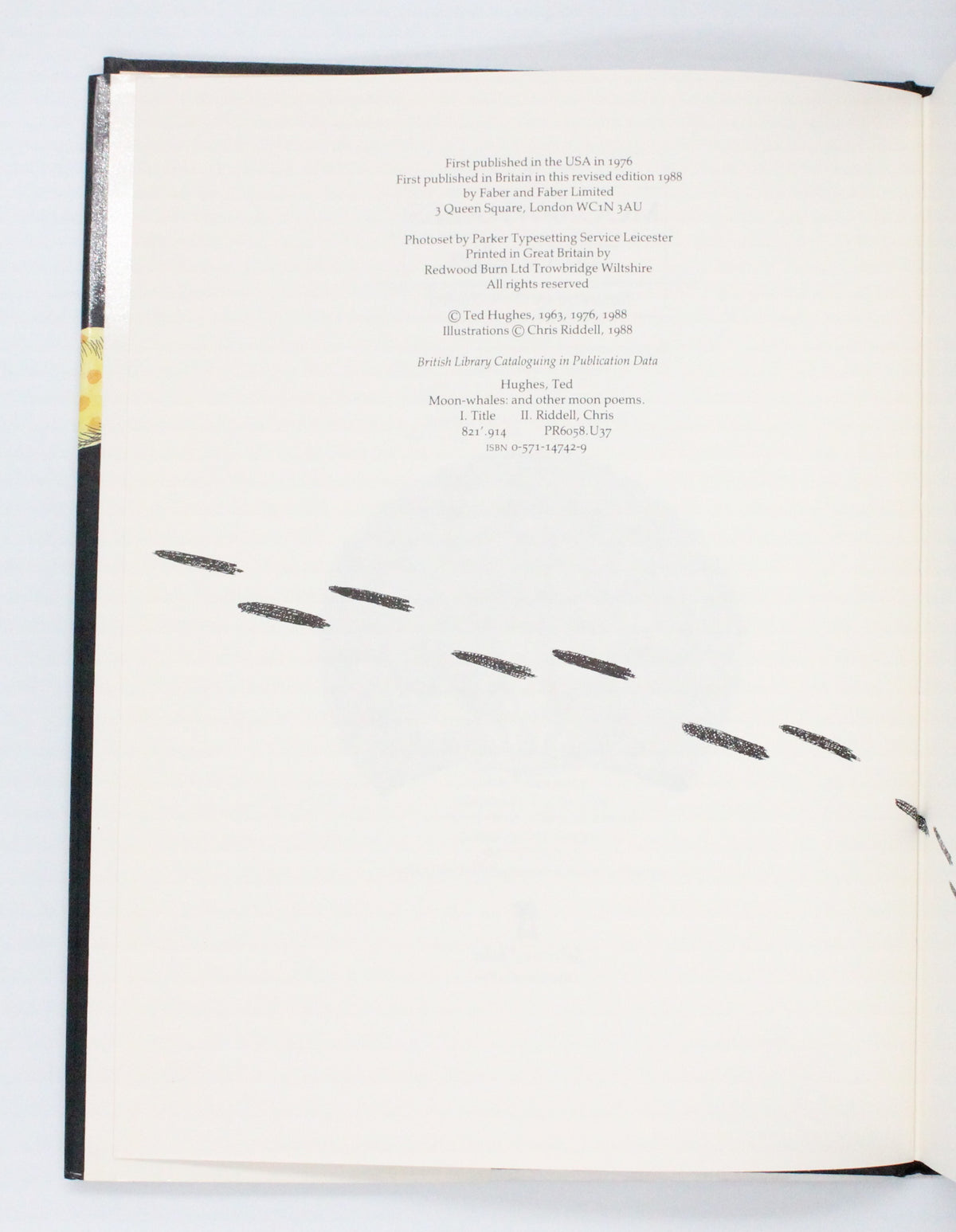 1988 Moon-Whales by Ted Hughes