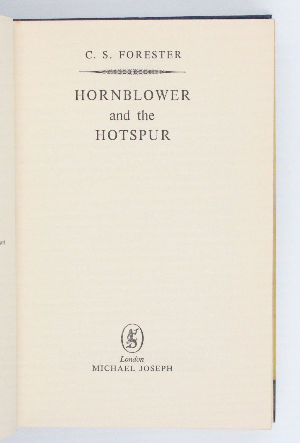 1962 Hornblower and the Hotspur by C. S. Forester