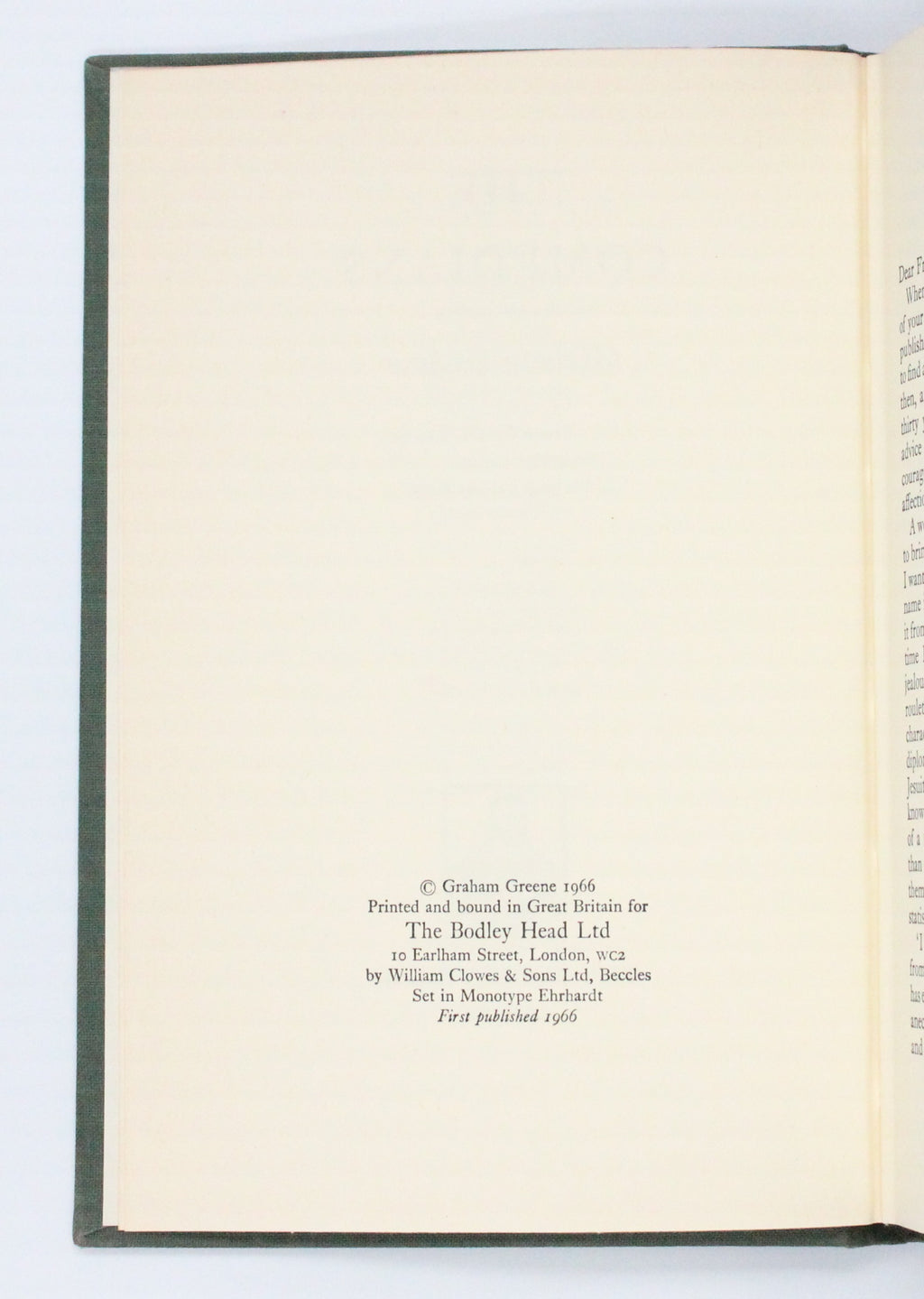1966 The Comedians by Graham Greene