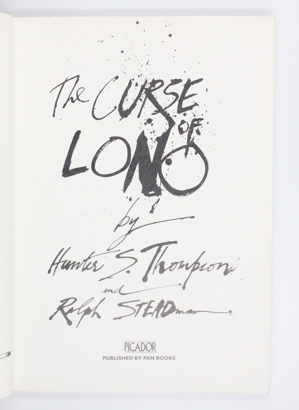 1983 The Curse of Lono by Hunter S. Thompson and Ralph Steadman