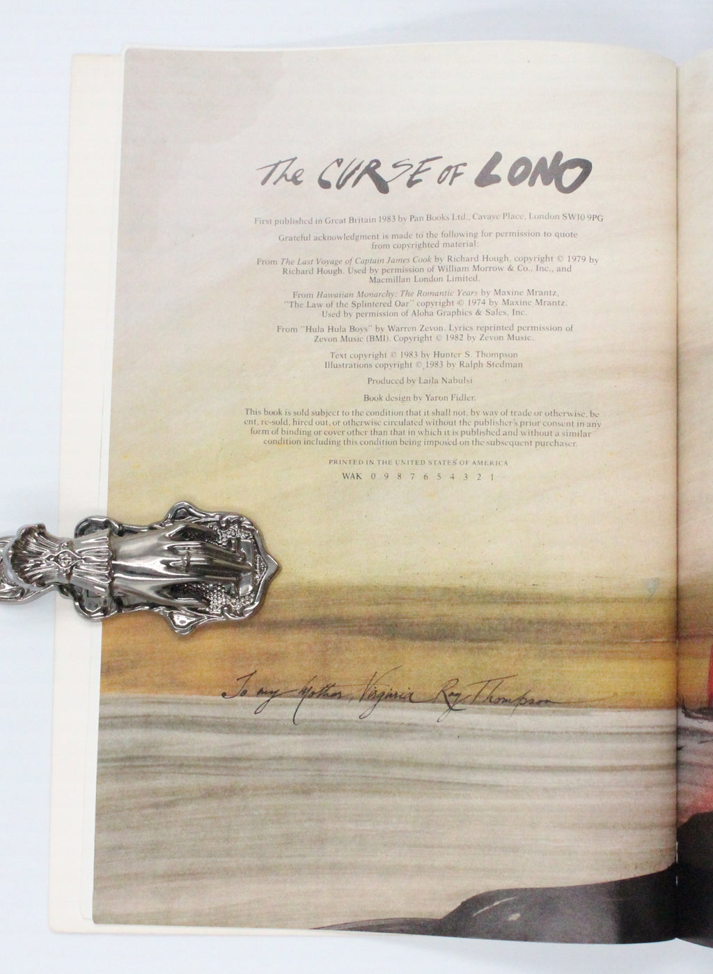 1983 The Curse of Lono by Hunter S. Thompson and Ralph Steadman