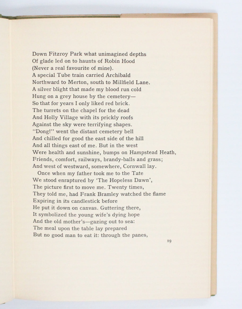 1960 Summoned by Bells by John Betjeman
