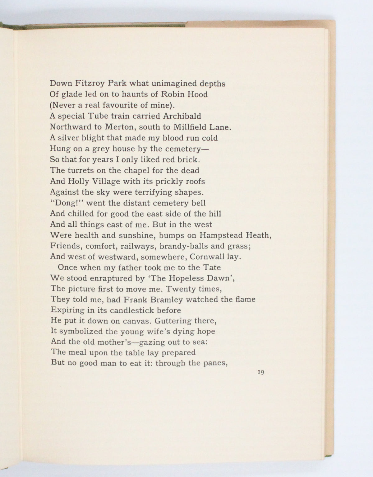 1960 Summoned by Bells by John Betjeman